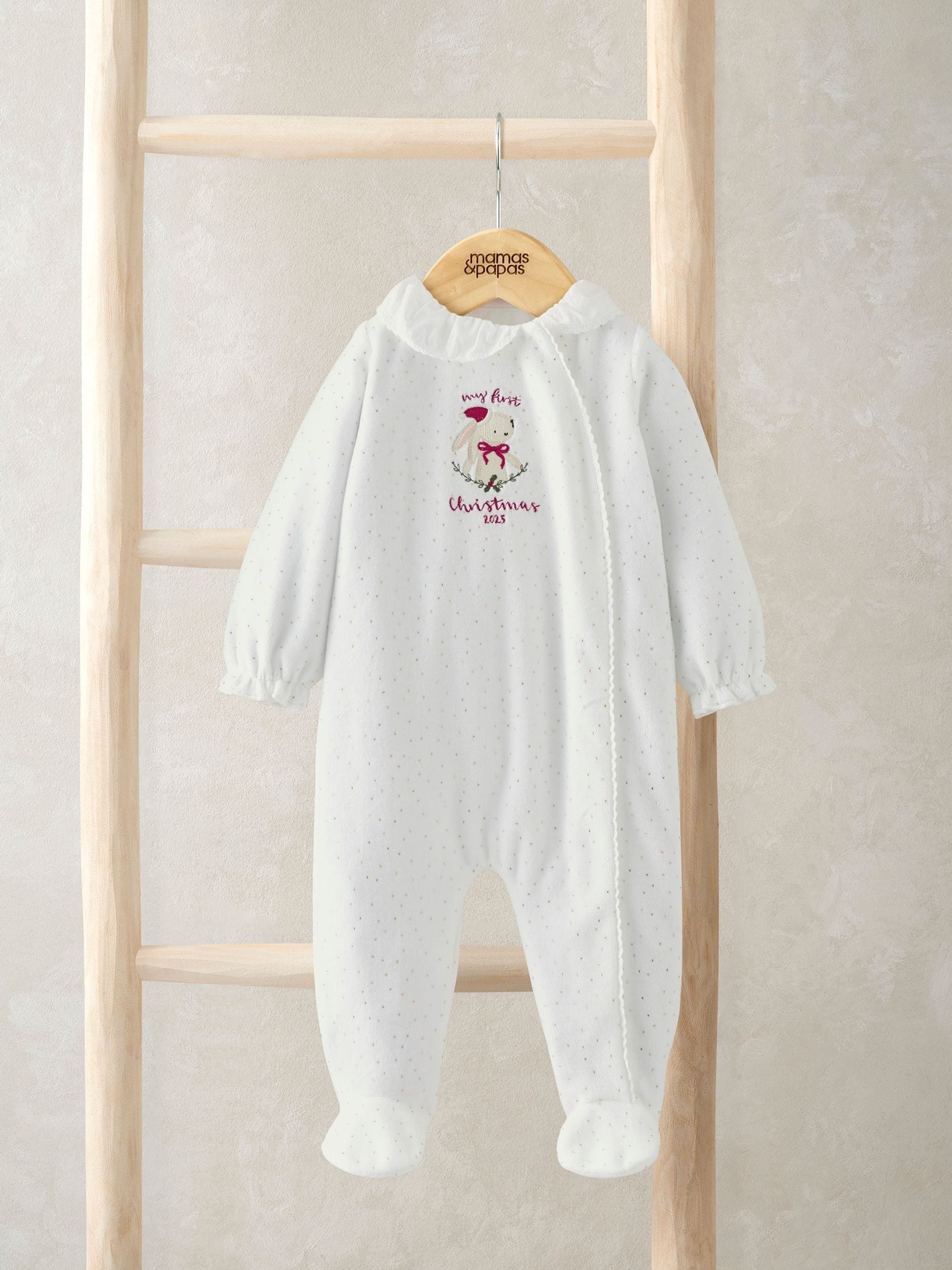 Mamas & Papas My First Christmas konijnenpyjama