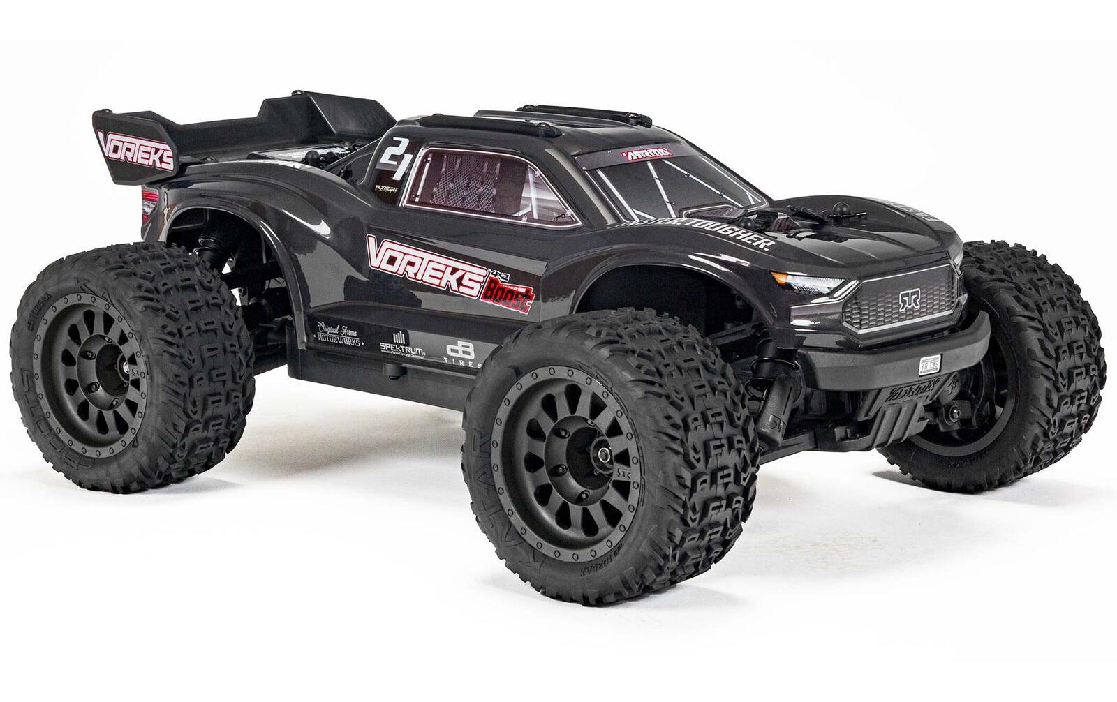 Stadium Truck Vorteks 4x2 Boost Mega, Schwarz RTR, 1:10<br>2WD Stadium Truck als RTR Komplettset
