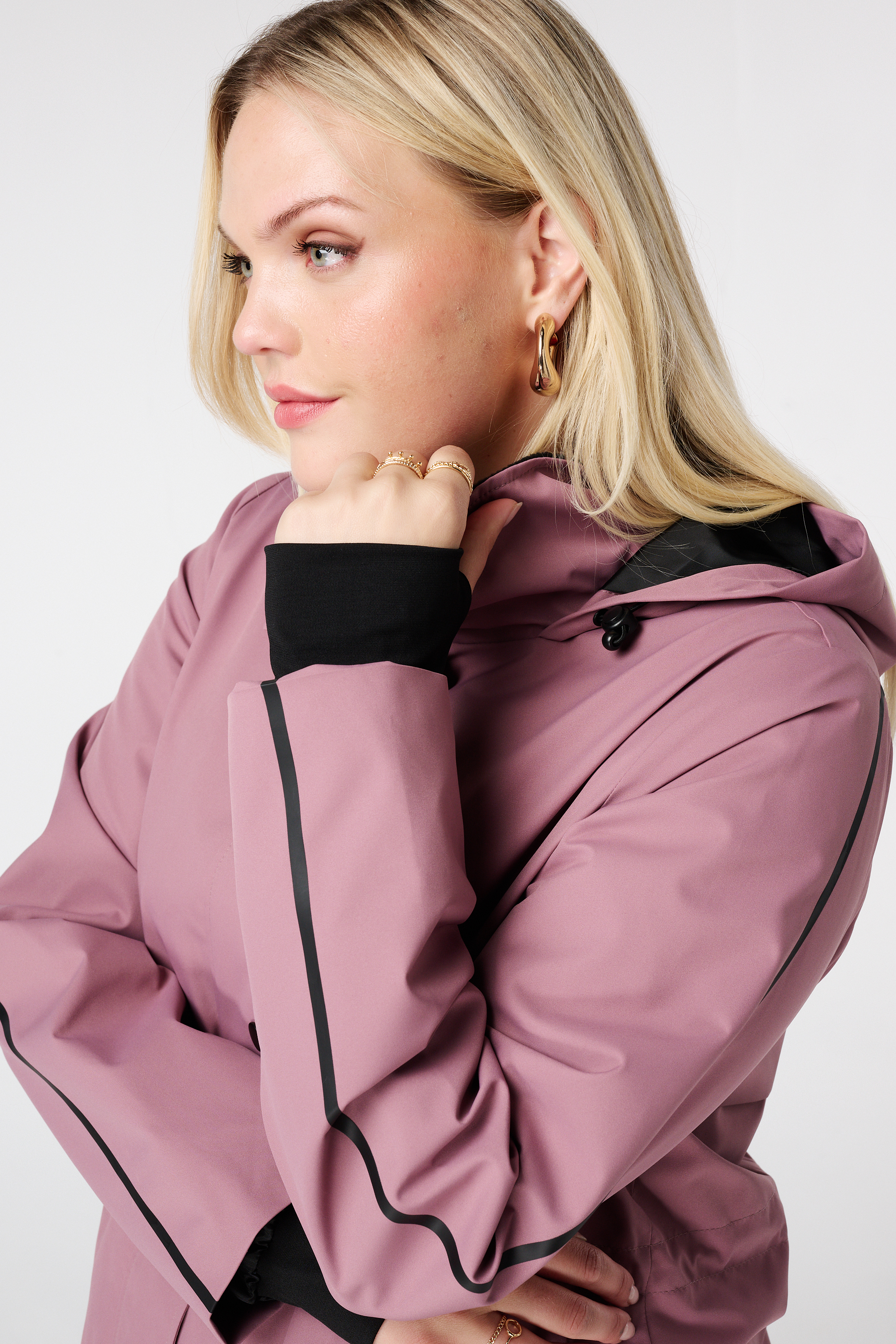 Regenjas Mauve