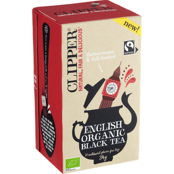 Clipper English Organic Black Tea 20 Stuks 34 g