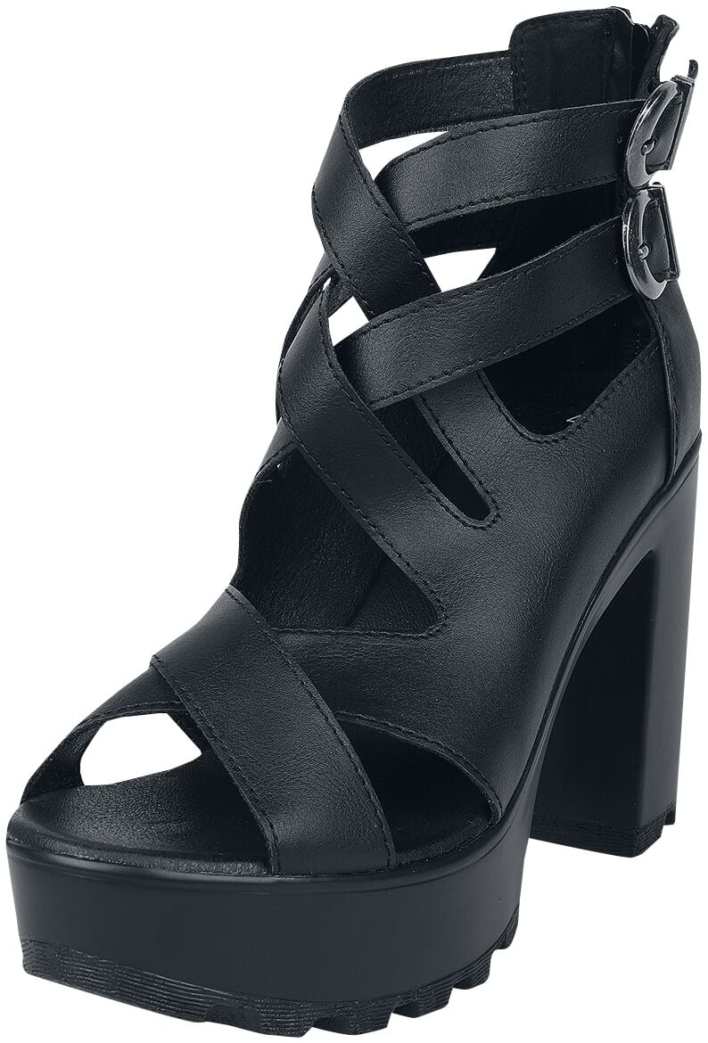Talons hauts à sangles | Black Premium by EMP Talons hauts