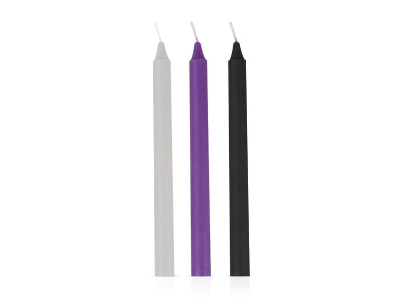 Easytoys Fetish Collection Heisswachskerzen 3 Stück Elegante Kerzen für erotische BDSM Spiele
