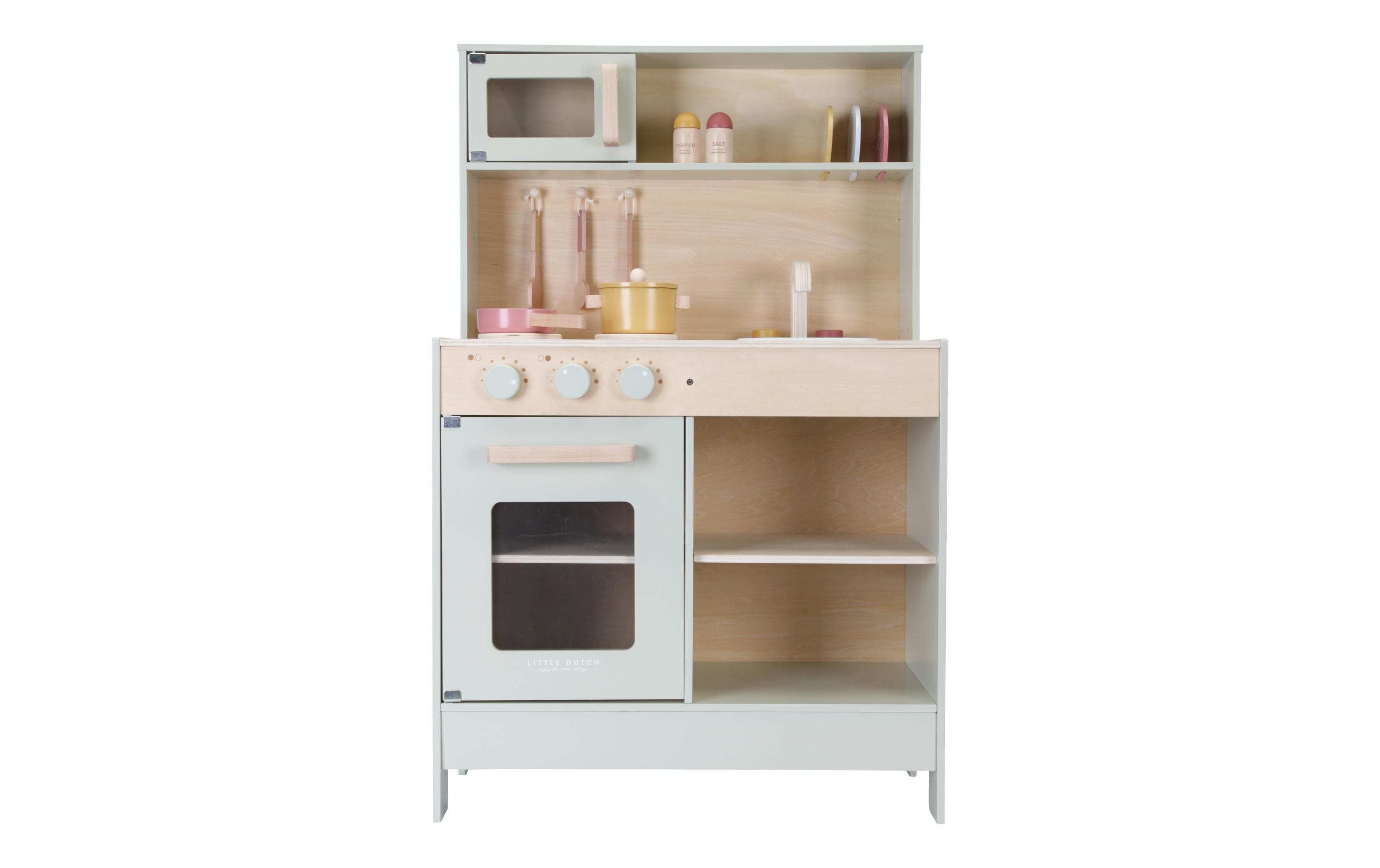 Kinderspielküche Mint<br>Spielküche aus Holz für Kinder mit Küchenzubehör