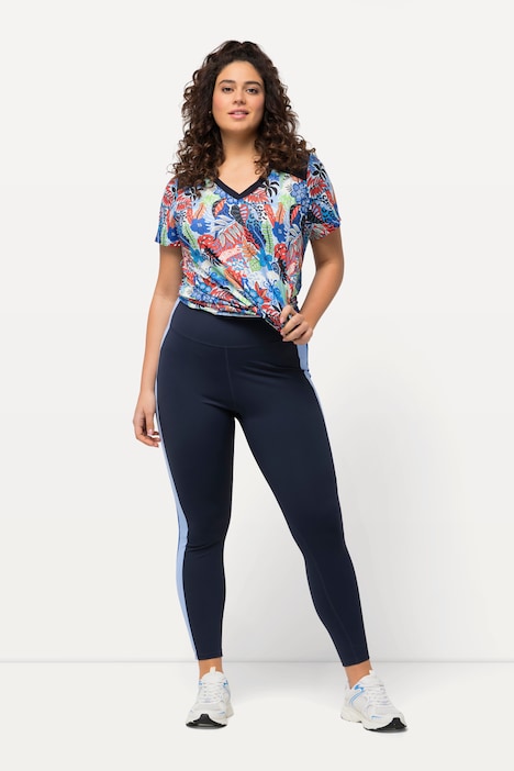 Sport-Leggings, schnelltrocknend, High Waist