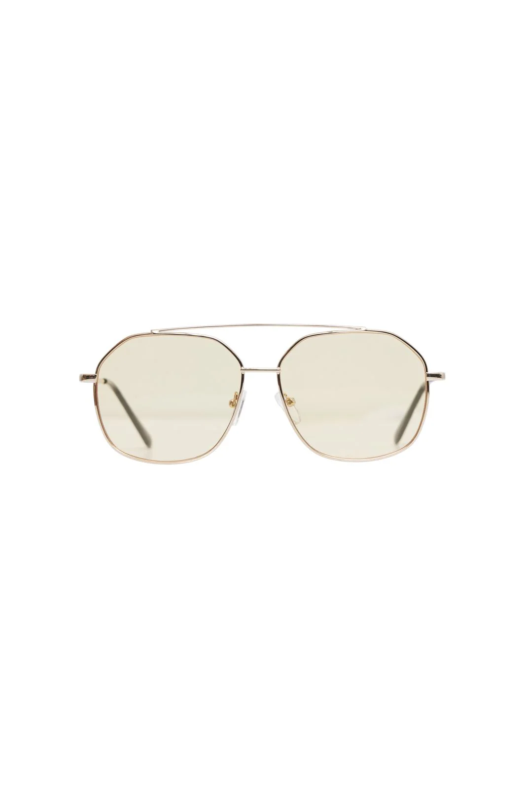Pieces Pcandie M Sunglasses 4399345 gold colour orange lens