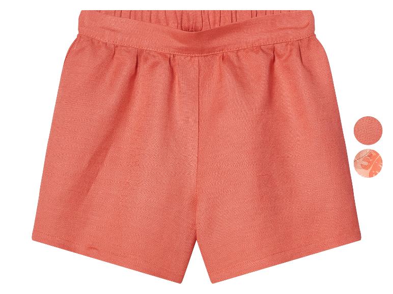 Korte linnen kinder broek