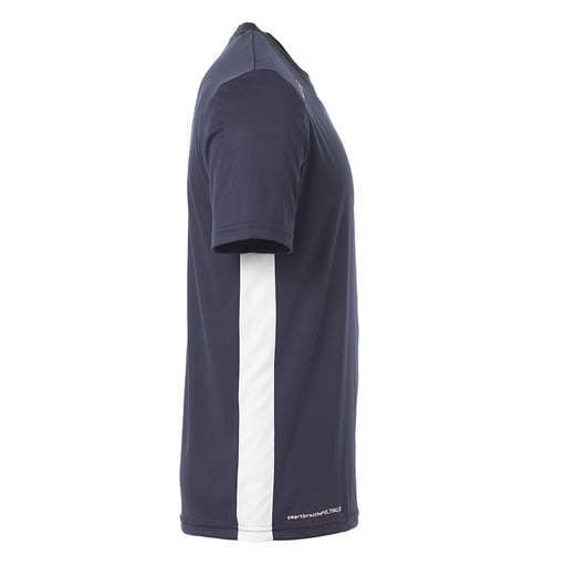 Camiseta Essential Mc Azul Marinho/Branca Uhlsport