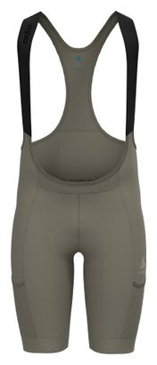 Cuissard Court À Bretelles Odlo Zeroweight Cargo Gris