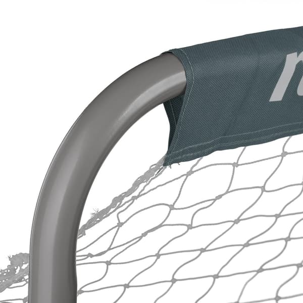 Grå fotballmål i sett med 2