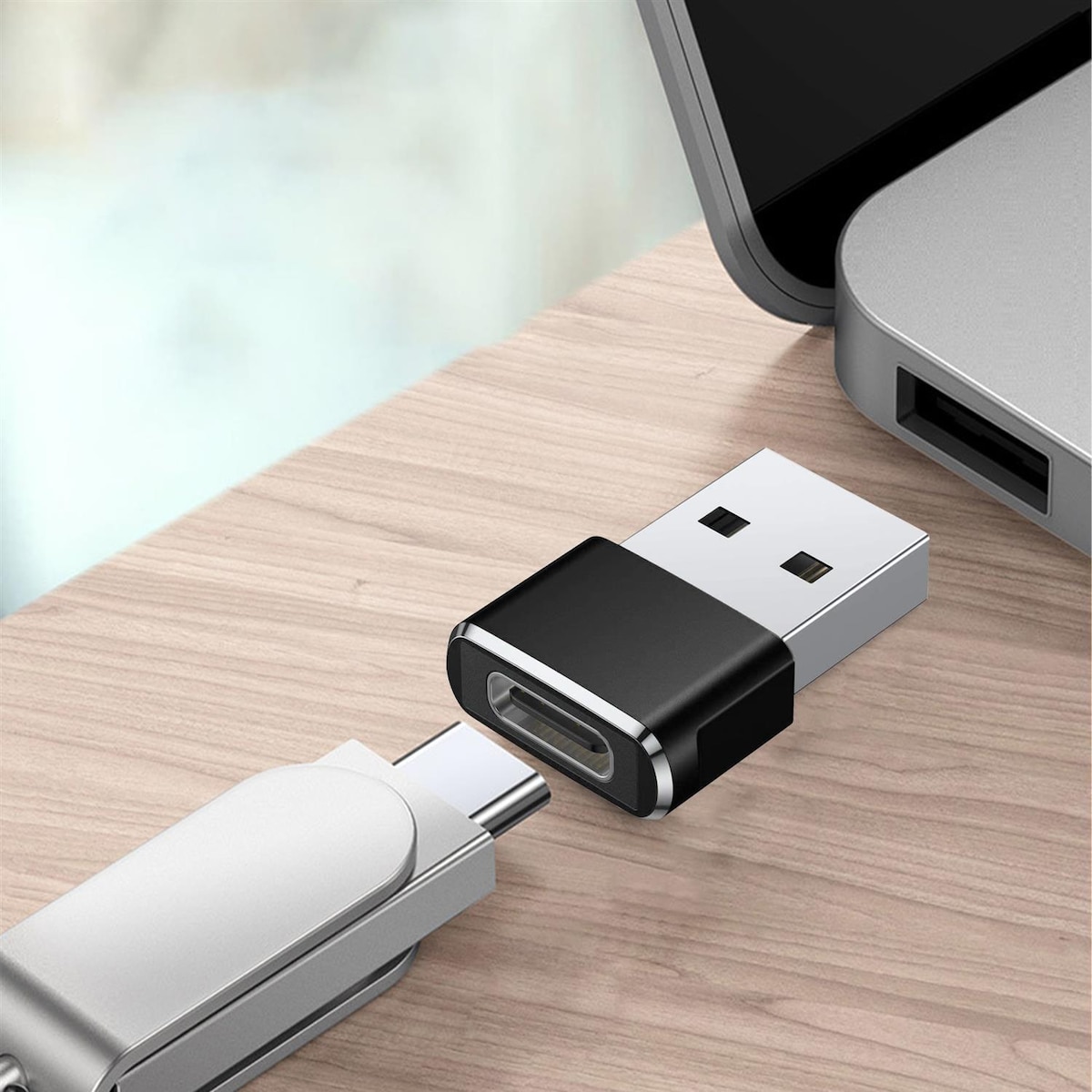 USB-adapter Konverterer fra USB C til USB-adapter