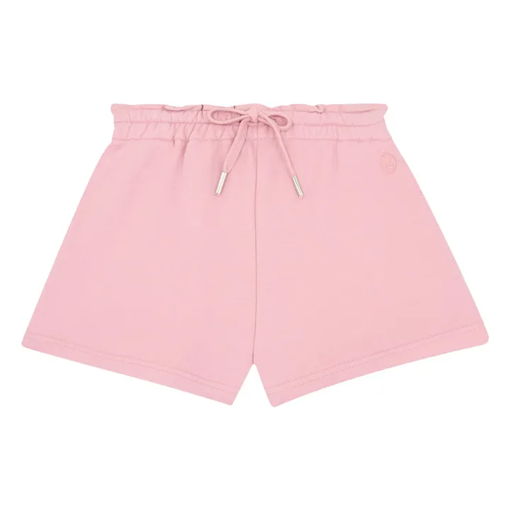 SMALLABLE BASICS Short Fille Molleton Bio | Rose poudré