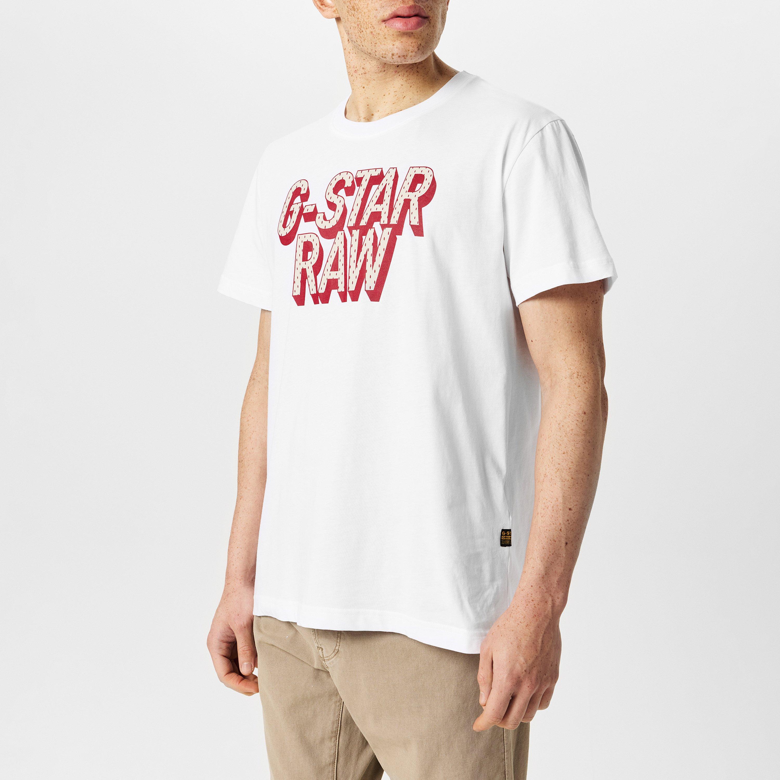 G Star 3D Dotted Graphic T Shirt