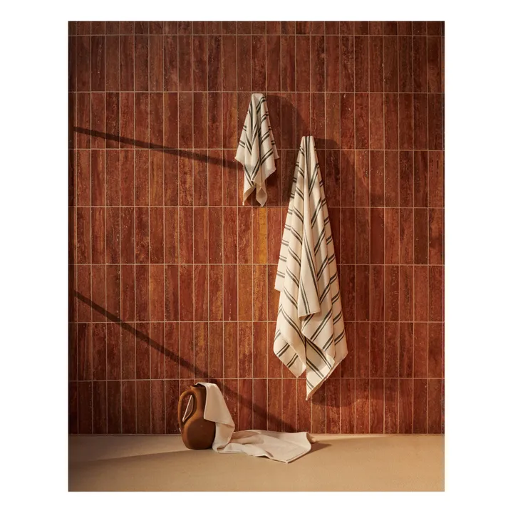Købn Serviette de toilette en coton bio | Crème