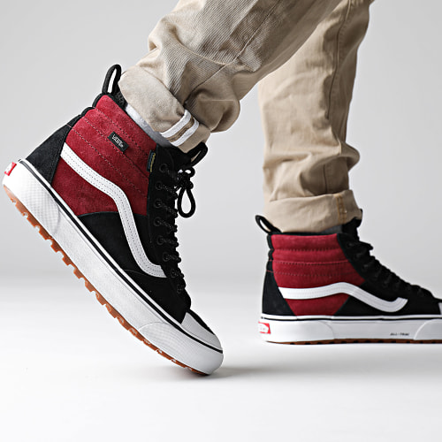 Baskets Sk8 Hi MTE 7NK4581 2-Tone Utility Black Red
