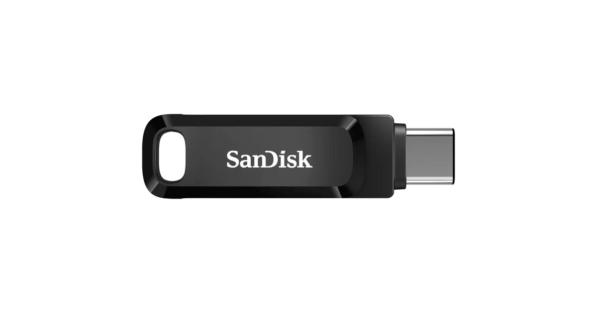 SanDiskUltra Dual Drive Go 512 GB usb-stick  (Zwart, USB-A 3.2 (5 Gbit/s), USB-C 3.2 (5 Gbit/s))