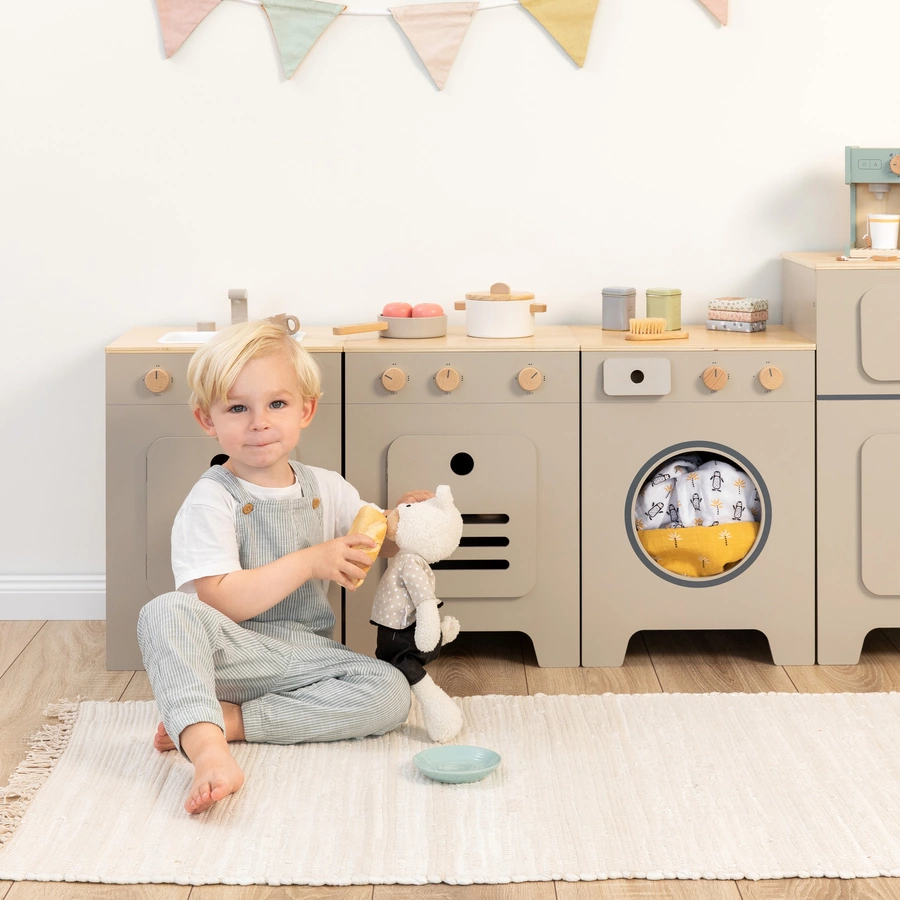 MUSTERKIND® Spielherd Mix & Match, warmgraunatur
