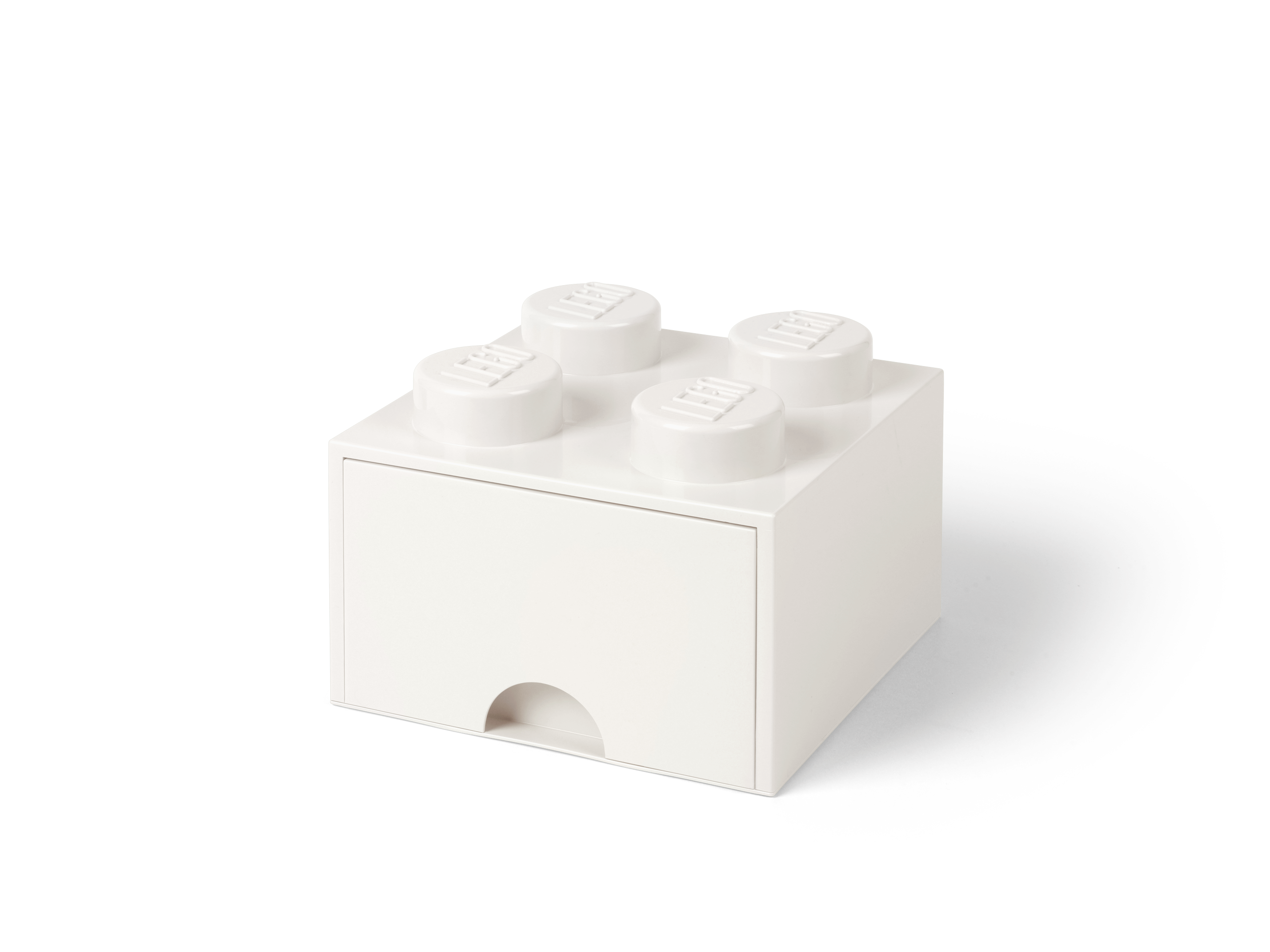 Tijolo de 4 pinos com gaveta – branco 5006208