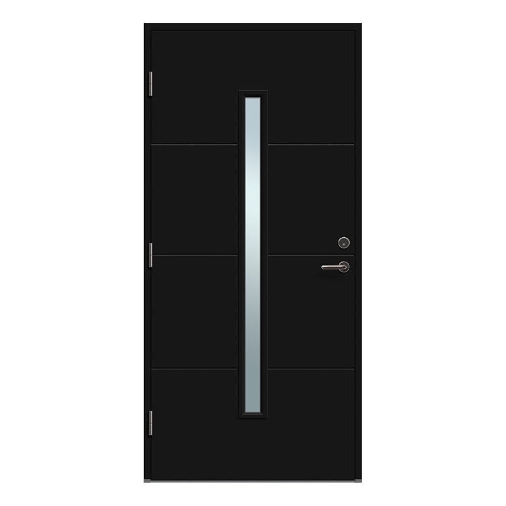 YTTERDØR SOLID ELEMENTS VÄXJÖ M10X21 VENSTRE SVART