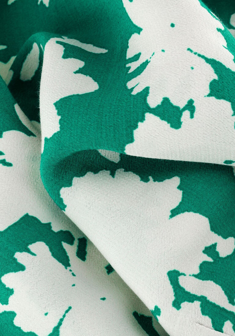 MODSTR\u00D6M groene modstr&ouml;m blouse allison print shirt