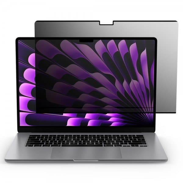 Spigen Macbook Air 15 M2 (A2941) Skærmbeskytter Safe View Privacy