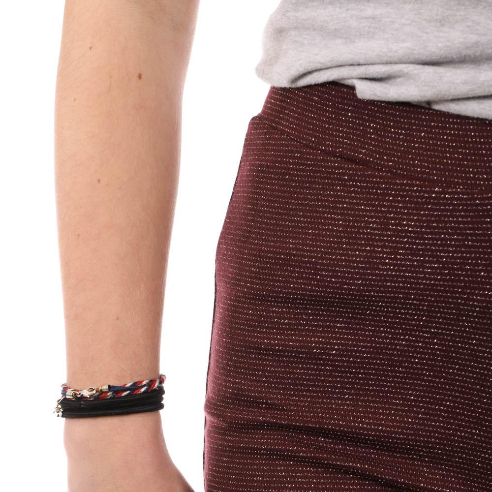 Only Pantalon Fluide Bordeaux Femme Only Flared