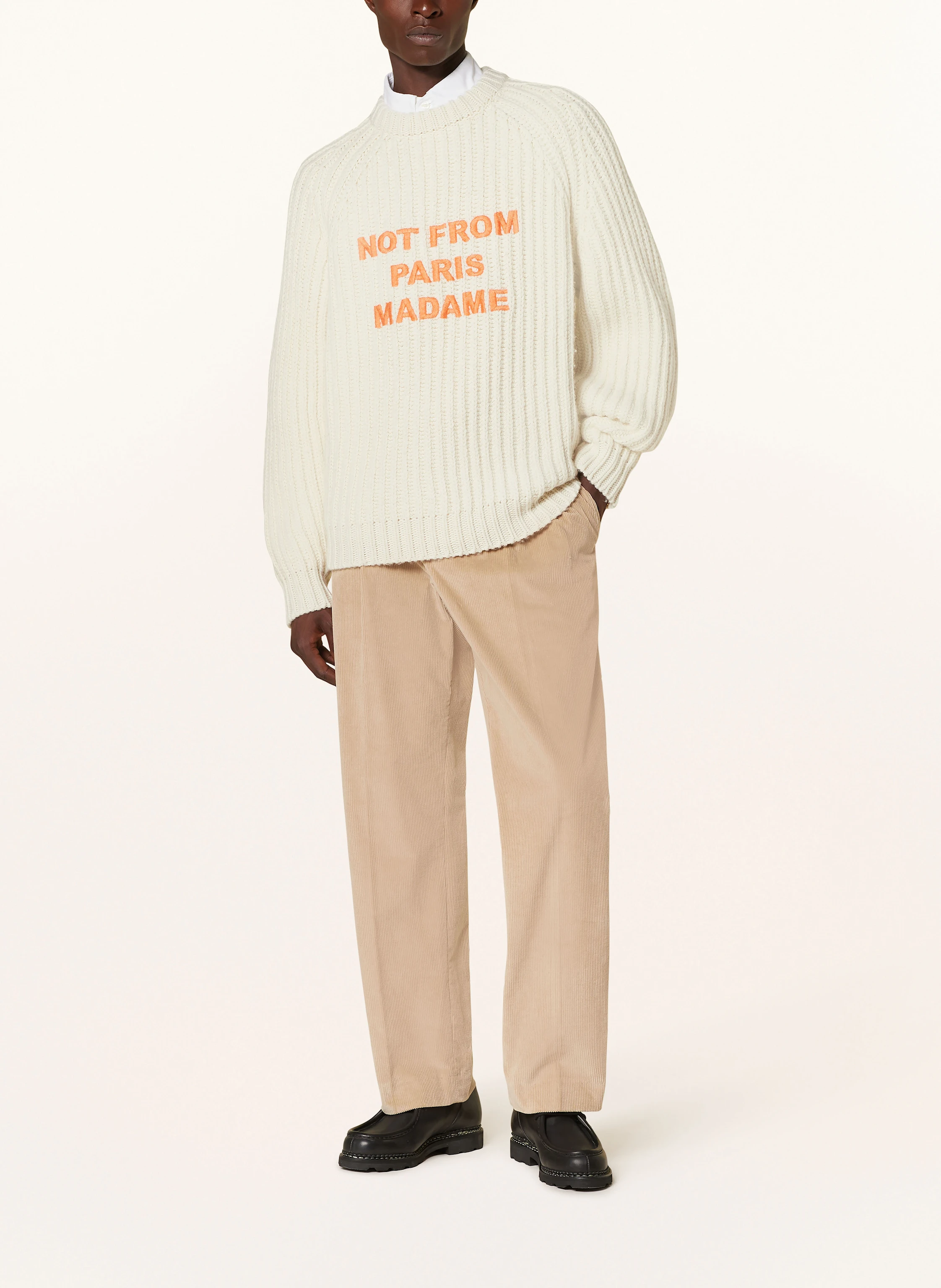 DRÔLE DE MONSIEUR Pullover aus Merinowolle