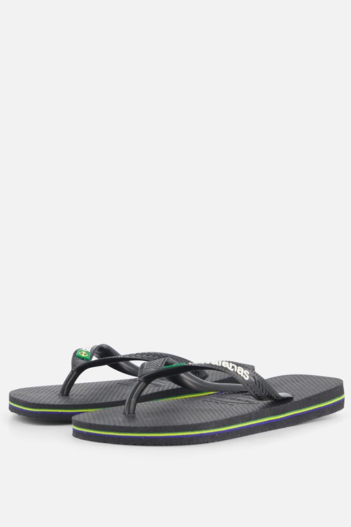 Havaianas Brasil Slippers zwart Rubber