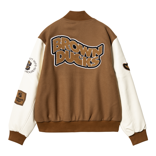 Carhartt WIP Brown Ducks Bomberjakke, Hamilton Brown/Wax, XL