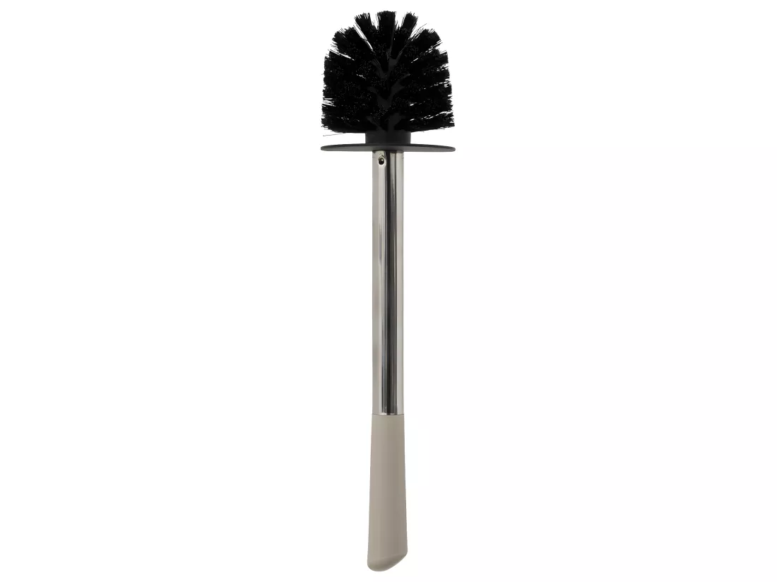 Brosse WC avec support en céramique Beige Lin