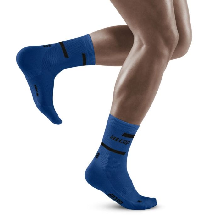 CEP Herre Strømper The Run Socks Mid Cut V4 Blå