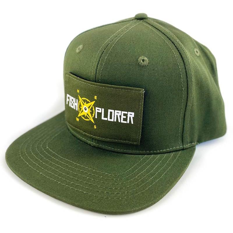 Casquette Homme À Scratch Fishxplorer Snapback - Vert