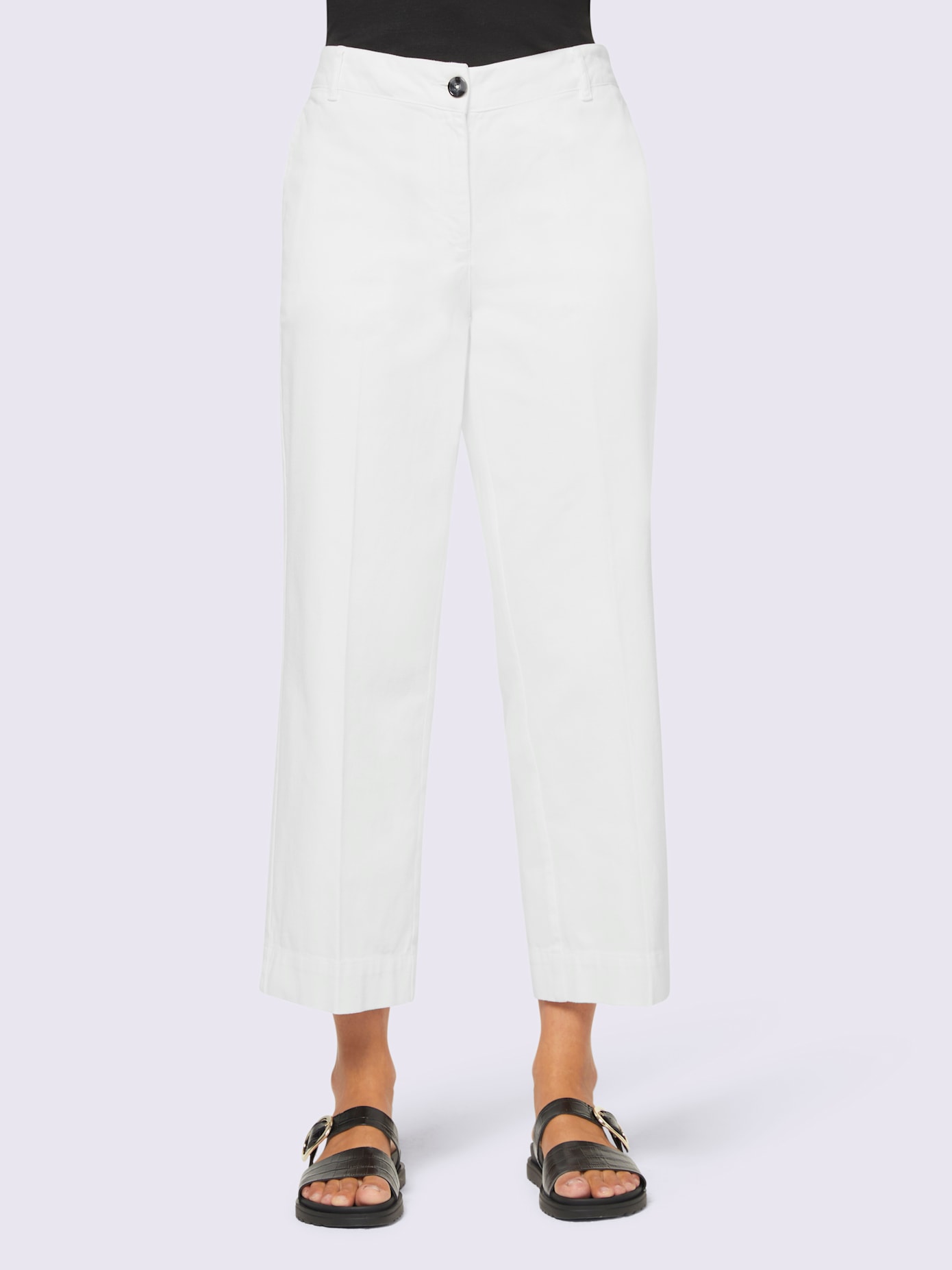 Pantalon forme courte tendance