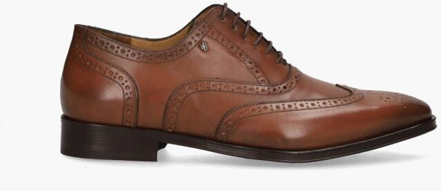 Van Bommel RAFFA~04.00~~~~~~~~~~~~~~~~~~~ Nette herenschoenenHeren veterschoen Cognac