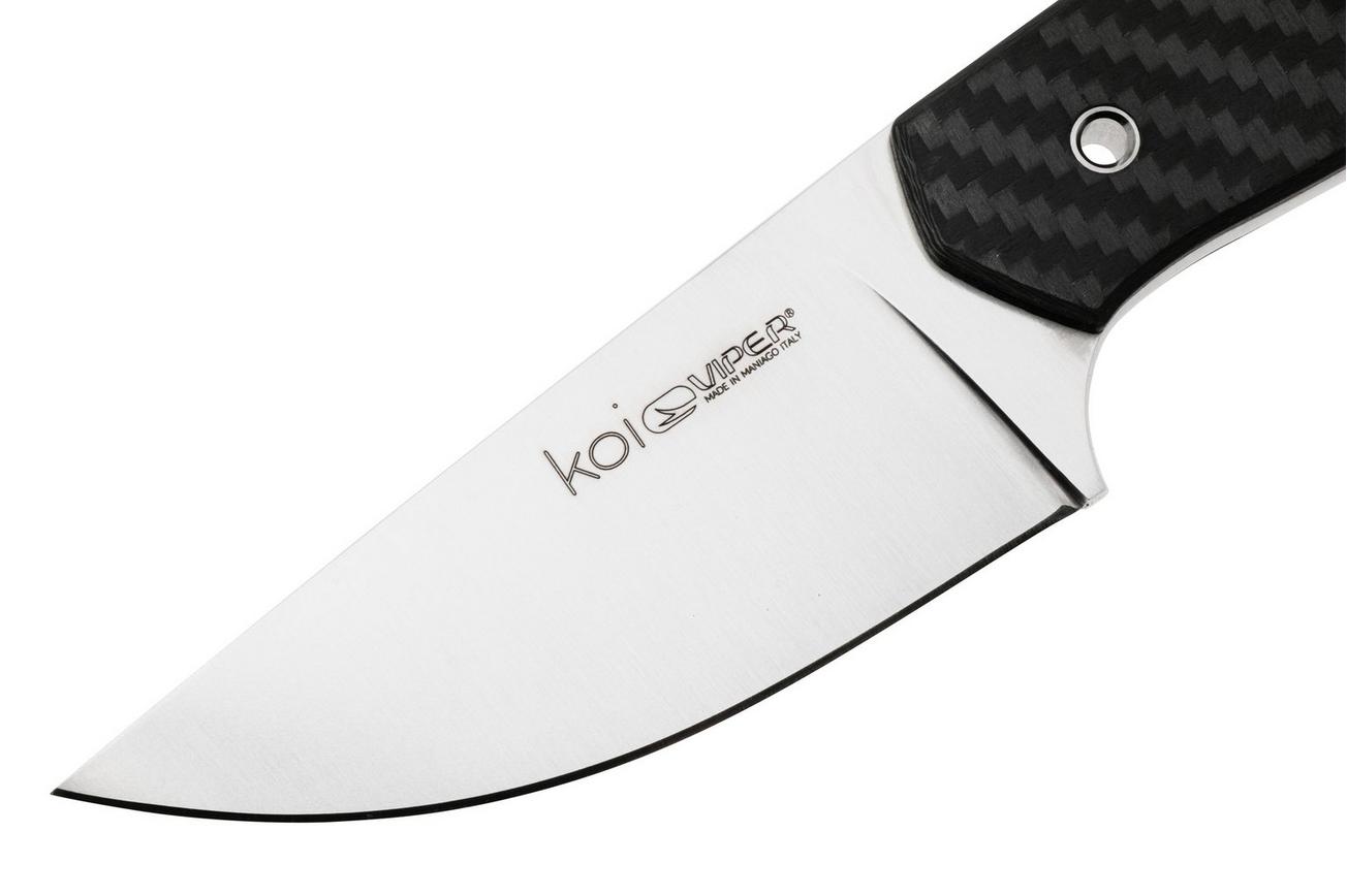 Viper Koi VT4010FC Carbonfiber N690 vaststaand mes, Jesper Voxnaes design