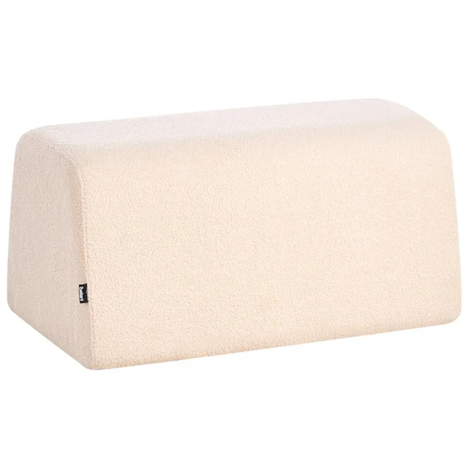 SINCLAIR - Poef - Beige - Bouclé