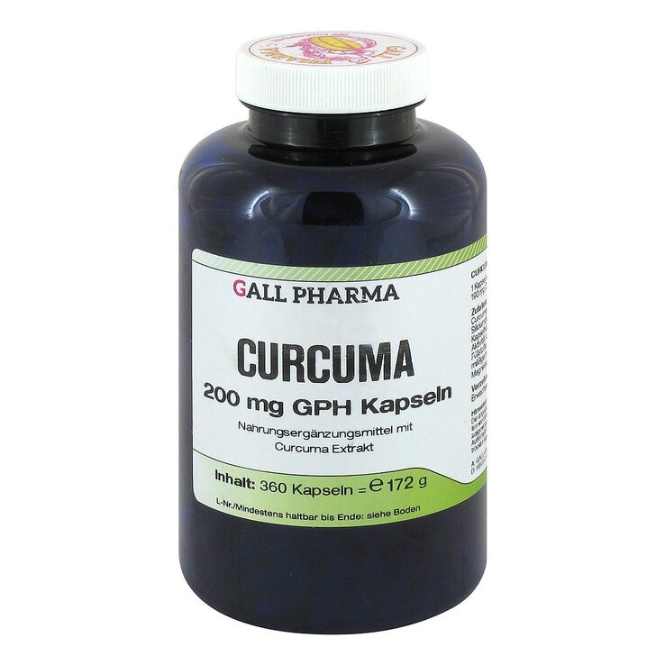 Curcuma 200 mg Kapseln, 360 St
