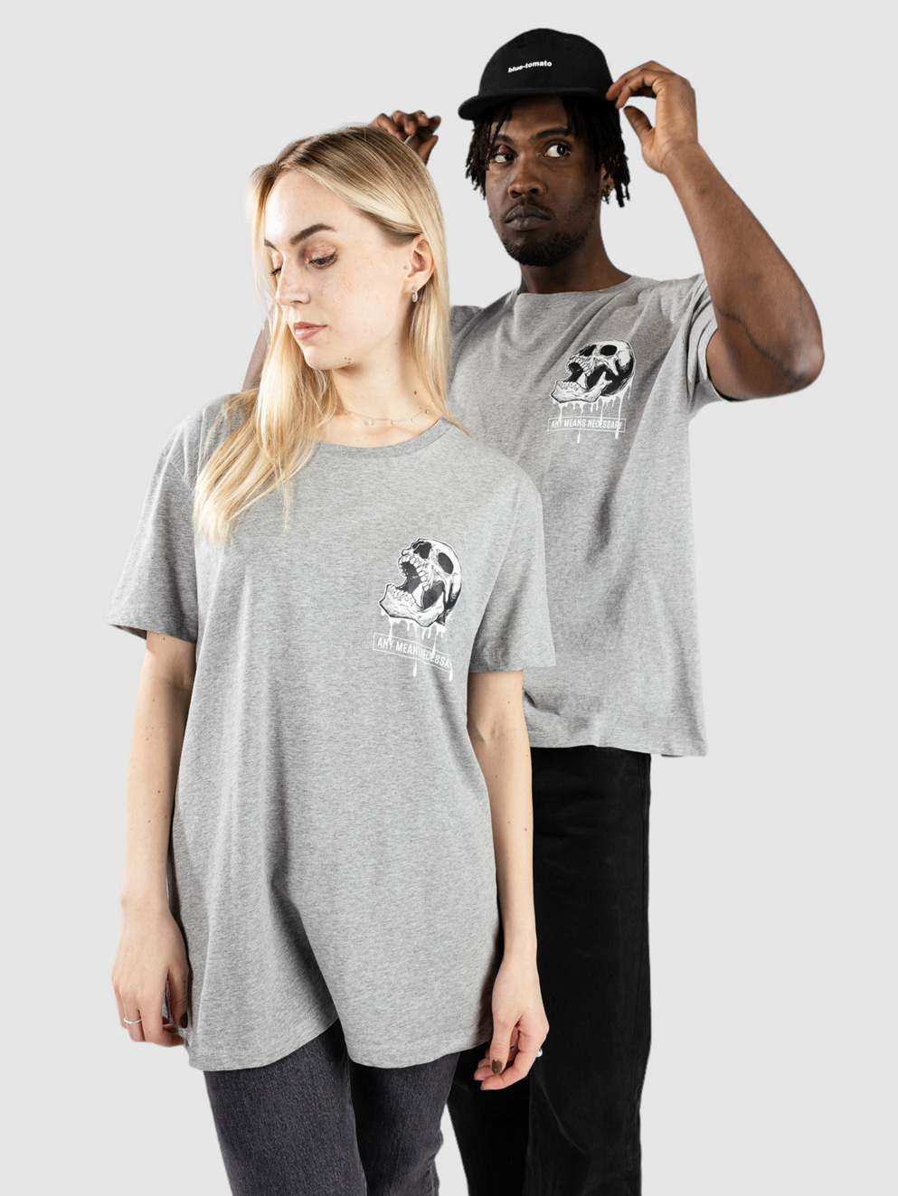 Any Means Necessary Tears Of My Enemies T-Shirt heather grey