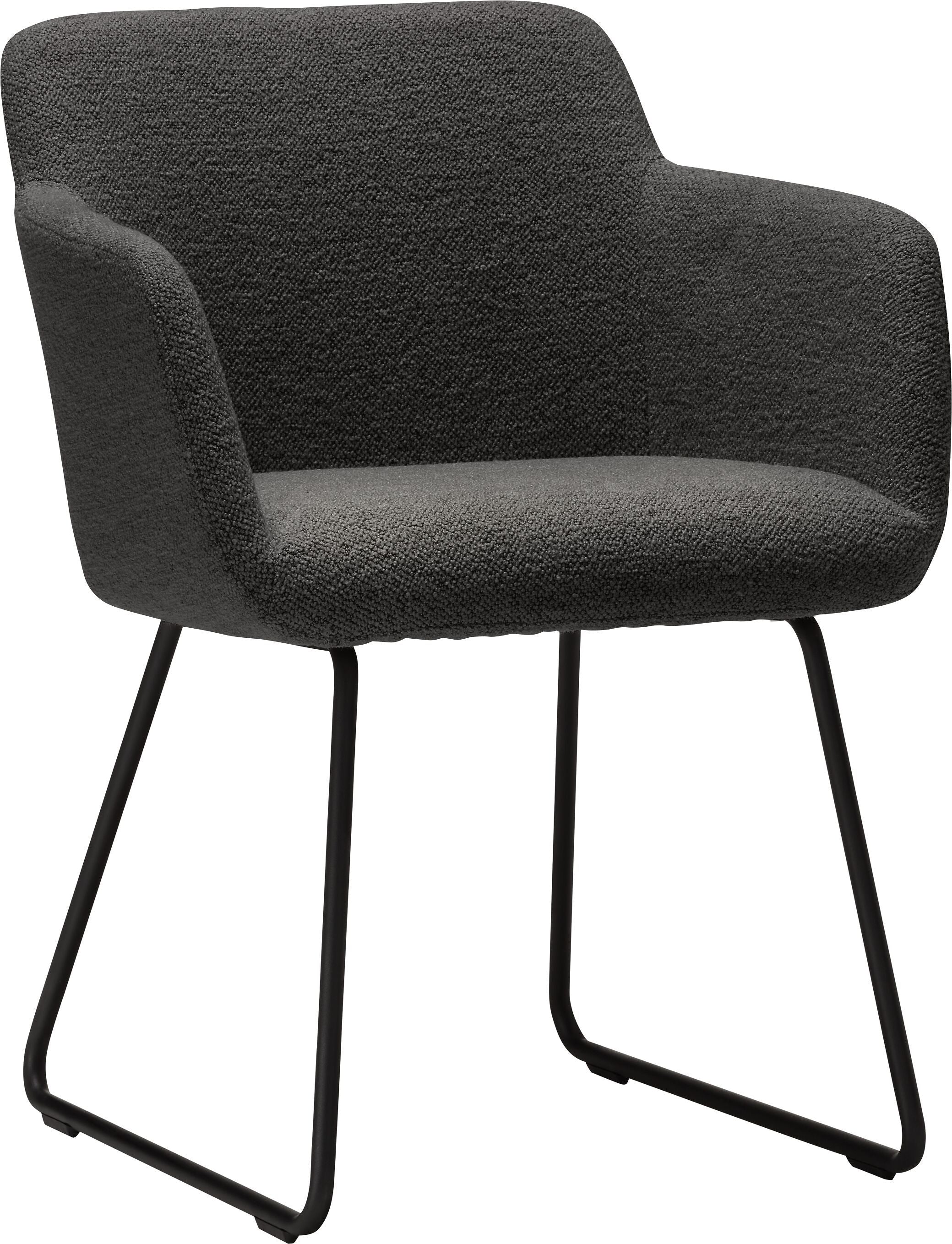 PECORA Stuhl - Anthrazit / B: 57.5 cm x T: 58.0 cm x H: 76.0 cm