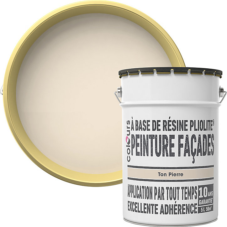 Peinture extérieure façade Pliolite® Colours ton pierre 5L