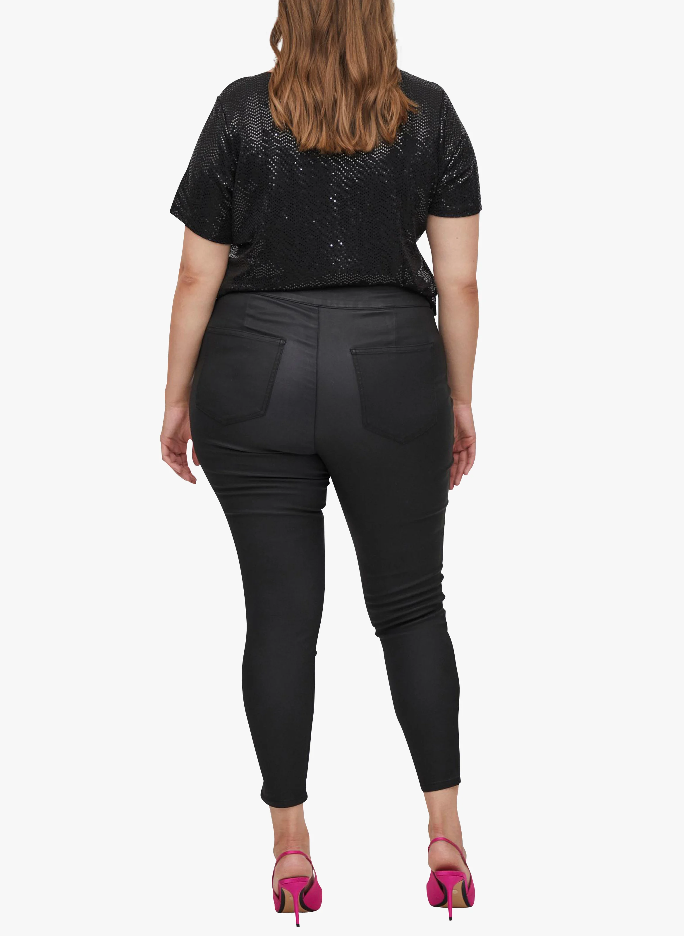 Legging en similicuir| Noir