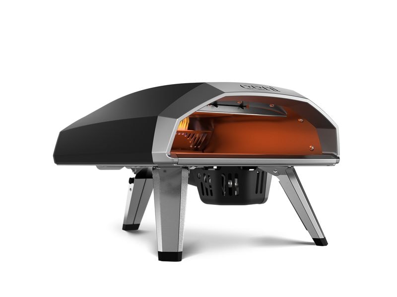 Ooni Pizza Ovens Pizzaofen Koda 2 / schwarz Gasbetriebener Outdoor-Pizzaofen