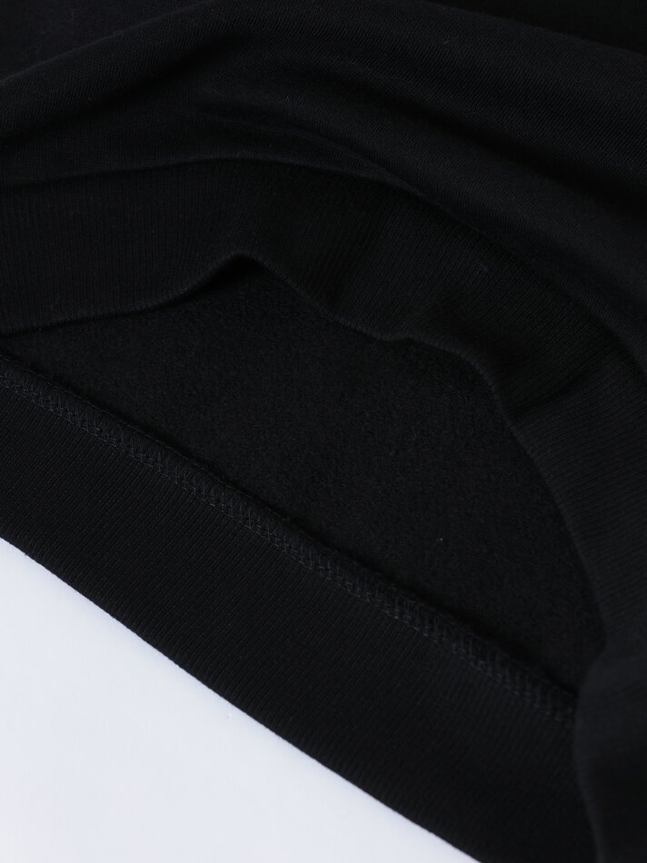 Conjunto com 2 moletons, um liso e um estampado - Branco-sujo