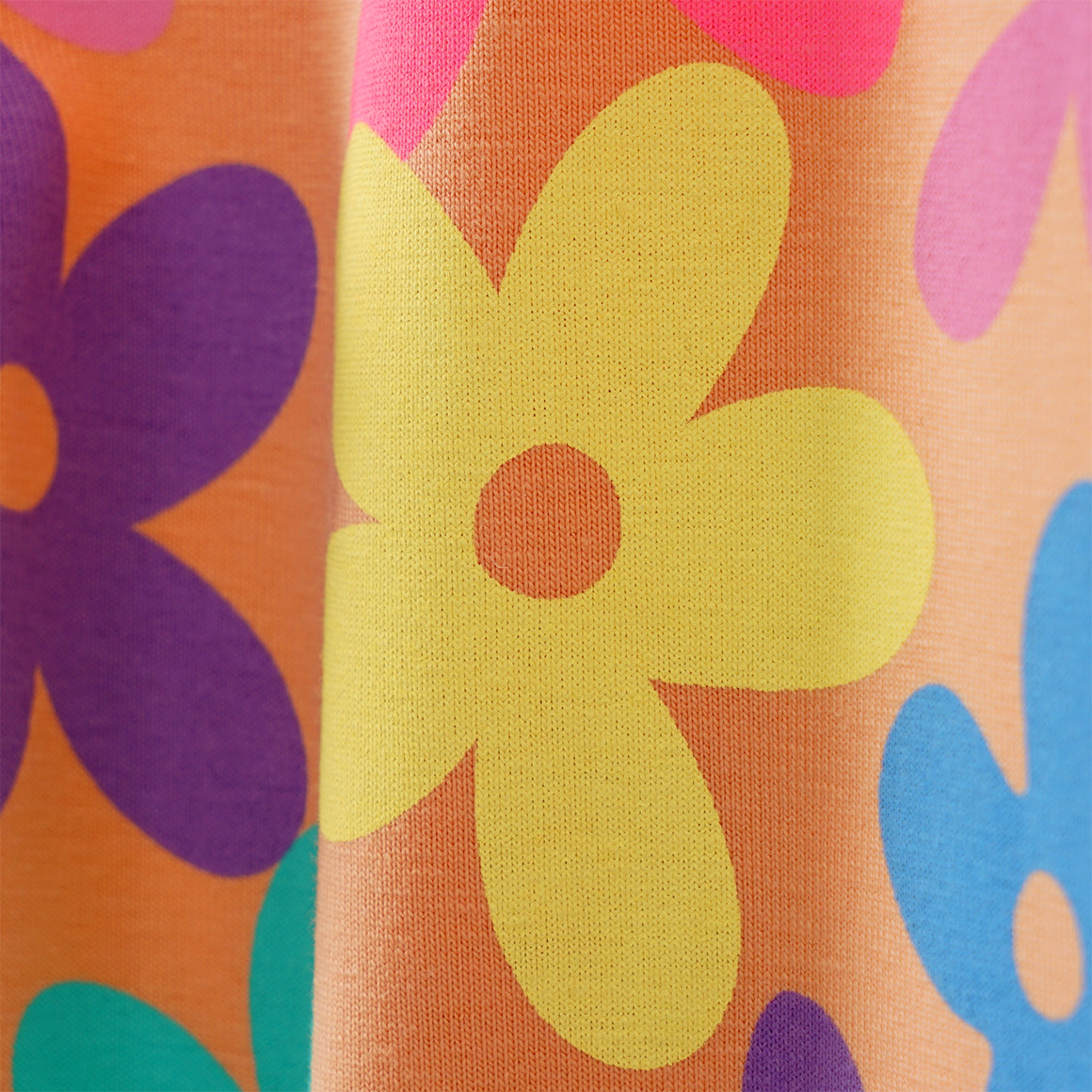 Topomini Baby Radler mit Allover-Print orange / bunt