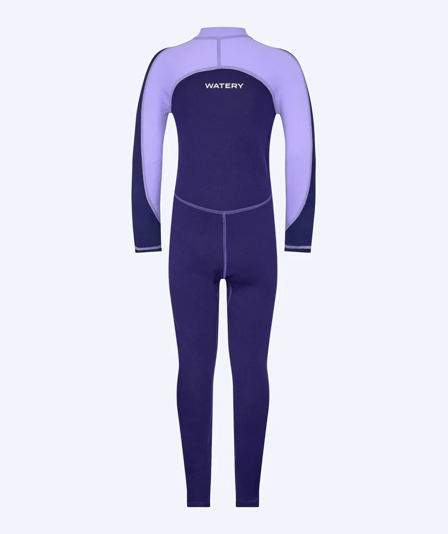 Watery UV våddragt til børn - Calypso Full-Body - Lilla