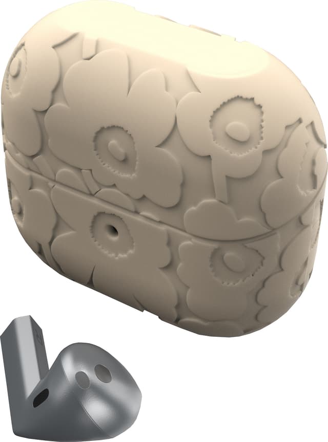 Samsung Galaxy Buds3/Pro Marimekko etui (sort/beige)