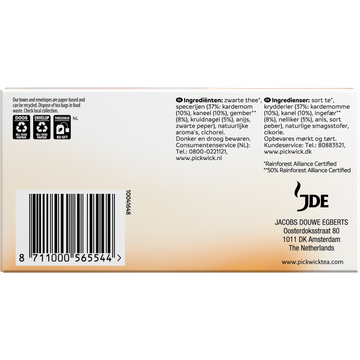 Pickwick Spices Warming Chai 20 x 2 g