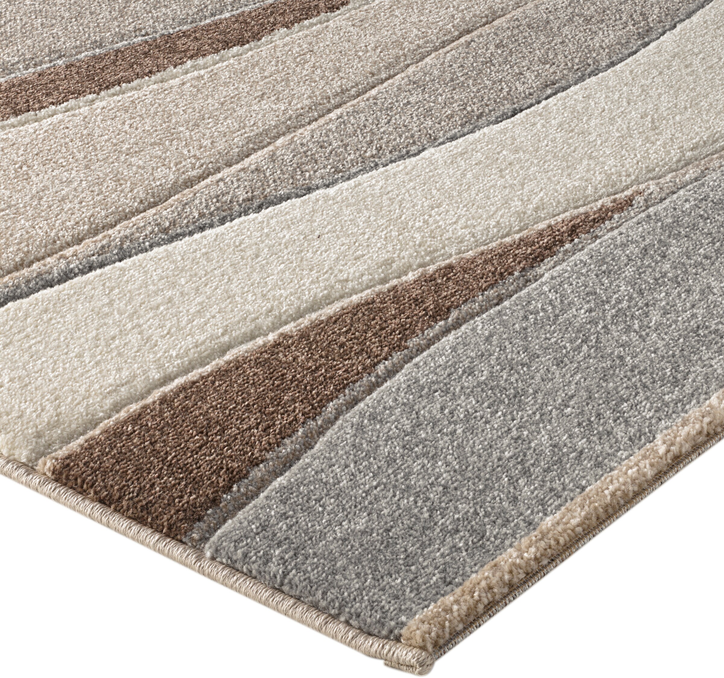 heine home Teppich in braun-grau