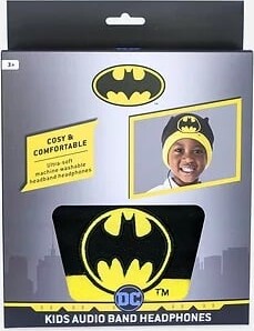 Batman - Høretelefoner Med Pandebånd - Otl - Sort Gul