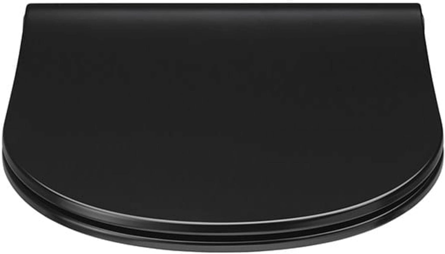 Pressalit Sway D2 Sitz mit Softclose und Lift-Off 35,9x45,4 cm Matt Schwarz