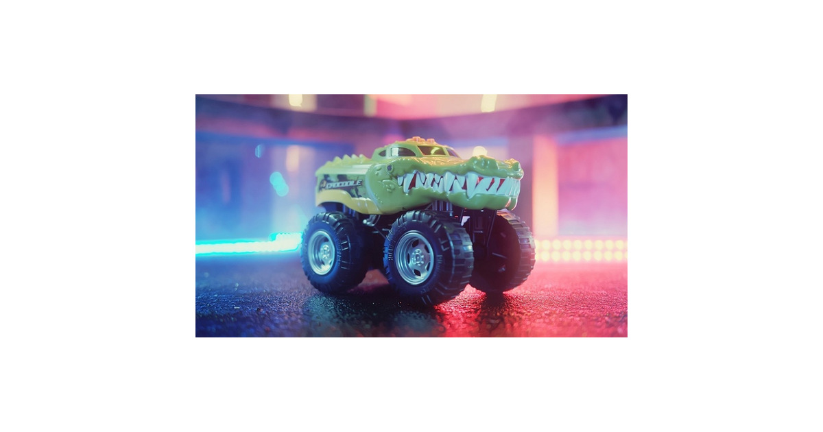 NikkoRoad Rippers - Wheelie Monsters: Crocodile Truck Speelgoedvoertuig
